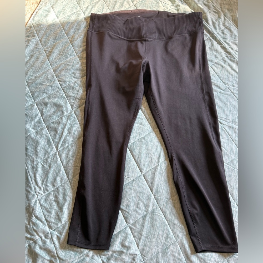 Black North Face Legging UPF 40+; Size 2X
